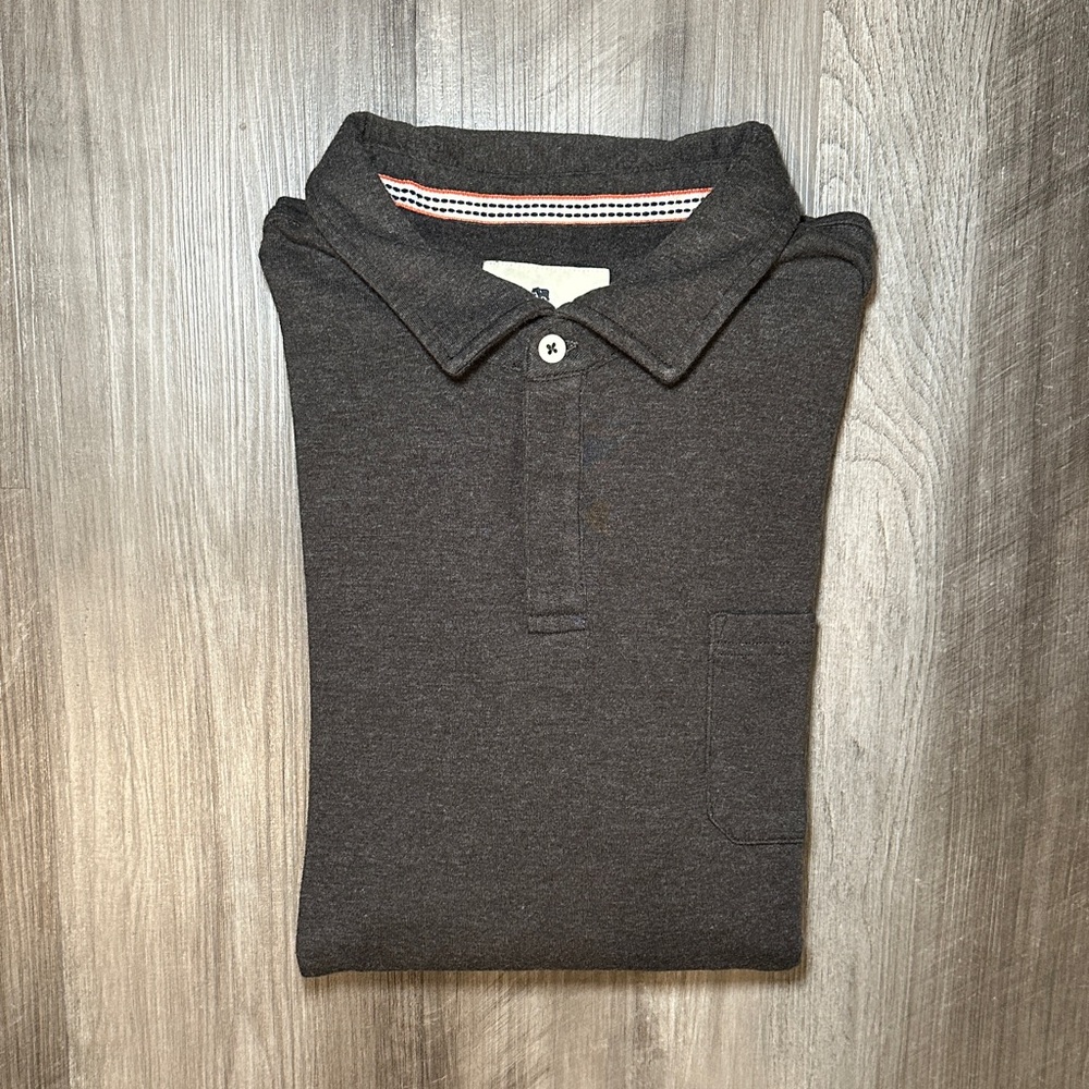 The Normal Brand Long Sleeve Pocket Polo - XL